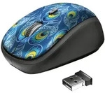 Trust Yvi Maus Beidh&auml;ndig RF Wireless Optisch 1600 DPI - Blau