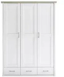 Kleiderschrank LUCA - Wei&szlig;