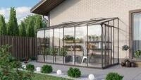 Vitavia Anlehn-Gew&auml;chshaus "Osiris 7800" schwarz 7,8 m&sup2; 3 mm ESG, 6 mm HKP