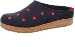 Haflinger Grizzly Cuoricini Hausschuh Blau - Blau - 42