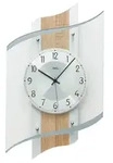 AMS F5520 Funkwanduhr mit Sonoma-Aluminium-Veredelung