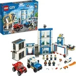 LEGO 60246 City Polizeistation, Polizei-Spielzeug, Set mit LKW, Motorrad,