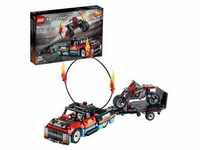 LEGO 42106 Technic Stunt-Show mit Truck und Motorrad Spielzeug für Kinder,...