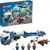LEGO 60244 City Polizeihubschrauber-Transport, Bauset mit LKW, Quad und...