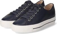 Paul Green Damen Sneaker Low/ Schn&uuml;rschuhe Blau Glattleder Gr&ouml;&szlig;e: 6