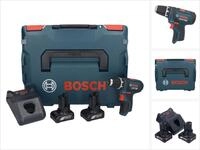 Bosch GSR 12V-15 Professional Akku Bohrschrauber 12 V 30 Nm + 2x Akku 6,0 Ah +