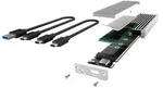 ICY BOX IB-1817Ma-C31, Type-C&reg; USB 3.2 Gen 2 zu PCIe NVMe M.2 2230/2242/2260/2280