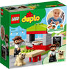 LEGO 10927 DUPLO Pizza-Stand, Spielzeug für Kleinkinder ab 2 Jahre,
