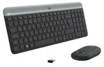 Logitech Slim Wireless Combo MK470 - Tastatur-und-Maus-Set - kabellos - 2.4 GHz -