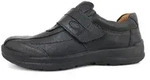 Jomos Herrenschuhe Slipper Klettschuh Schwarz Freizeit - Schwarz - 48