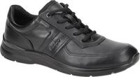 Ecco IRVING GTX Herrenschuhe - bequeme Schn&uuml;r Halbschuhe schwarz Freizeit NEU