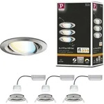Paulmann LED Einbauleuchte Nova Plus Basisset schwenkbar - Grau