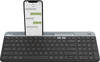 Logitech Slim Multi-Device Wireless Keyboard K580, Volle Größe (100%), RF...