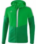 erima Squad Trainingsjacke mit Kapuze 164 fern green/smaragd/silver grey -...