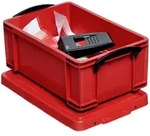 Really Useful Aufbewahrungsbox 9.0 l - 39.5 x 25.5 15.5 cm rot - Rot