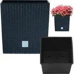 RATO LOW DRTS325L Blumentopf - anthrazit - Silber