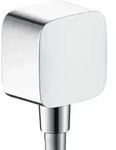 hansgrohe Fixfit Schlauchanschluss mit R&uuml;ckflussverhinderer und Kunststoffwinkel -