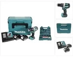 Makita DHP 484 RTJ 18V Brushless Li-Ion Akku Schlagbohrschrauber im Makpac...