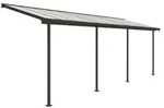 Palram - Canopia Aluminium Terrassen&uuml;berdachung Sierra Anthrazit 228x671x300 cm -