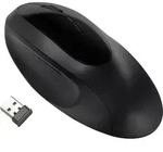 Kensington Pro Fit Ergo kabellose Maus&mdash;Schwarz, RF Wireless + Bluetooth, Schwarz -