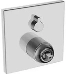 Hansa UP-Sichtteil Wanne Wanne mit manueller Umstellung VAROX, 1 Stk. - Wei&szlig;