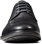 Clarks Ronnie Limit Mens Black Leather, 9.5 - Schwarz - 45