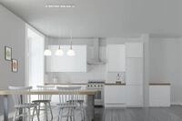 Pendelleuchte 3-flammig HxB 120x66 cm chrom/klar/wei&szlig;