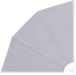 vidaXL Faltbarer Balkonf&auml;cher Grau 210&times;210 cm - Grau