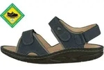 Komfort Sandalen f&uuml;r Herren in blau - Blau - 45