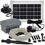 Agora-Tec&reg; Solar Bachlauf - Pumpen - Set mit Akku und LED Licht AT-3.5W-BLH-V2.0