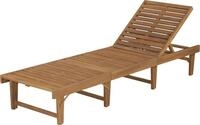 vidaXL Sonnenliege Klappbar Massivholz Akazie