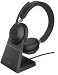 Jabra Evolve2 65 UC Stereo Headset, On-Ear, Bluetooth, kabellos, USB-A - Schwarz
