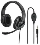 Hama PC-Office-Headset "HS-P350", Stereo, Schwarz - Schwarz