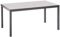 Merxx Gartentisch 150 x 90 cm - Aluminiumgestell Graphit