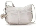 Kipling Izellah 7 Liter Schultertasche K12592 Metallic Glow - Silber