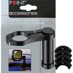 Point Computer- und Lampenhalter, f&uuml;r Lenker - Schwarz