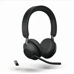 Jabra Evolve2 65 UC Stereo Headset, On-Ear, Bluetooth, kabellos, USB - Schwarz