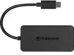 Transcend HUB2C USB Typ-C USB 3.1 Gen 1 - Schwarz
