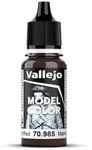 Vallejo 70.985, 17 ml, Rot, Matte, Flasche - Rot/Dunkelbraun