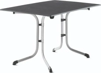SIEGER H49786, SIEGER 3160-50 Klapptisch vivodur 120x80 cm H49786 Silber
