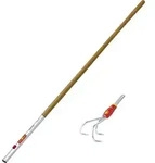 Grubber BA-M + Eschenholz-Stiel ZM 140 Set, multi-star, Handgrubber - Schwarz