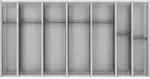 Ninka Cuisio Besteckeinsatz f&uuml;r Legrabox473x935x55mm Kunststoff graphit - Grau