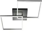 BARD moderne LED-Deckenleuchte 52W Anthrazit 3394-65-282 Fabas Luce - Schwarz