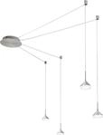 Isabella LED-H&auml;ngeleuchter aus Metall und Methacrylat 3410-49-212 Fabas Luce