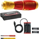 Wiha 44318, Elektrischer Schraubendreher, Rot, Gelb, Akku, Lithium-Ion (Li-Ion), 1,04