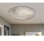 TRIO-Leuchten Deckenleuchte LED LUNAR DH 60x12 cm wei&szlig; Deckenlampe - Wei&szlig;