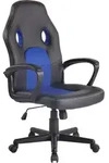CLP Gaming B&uuml;rostuhl Elbing h&ouml;henverstellbar und drehbar schwarz/blau