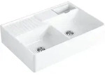 Villeroy & Boch VB Sp&uuml;lstein Doppelbecken 632300 895x630mm Steam CeramicPlus