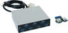 Exsys EX-1167 - USB 3.2 Gen 1 (3.1 Gen 1) Type-A - 5000 Mbit/s - Schwarz - Metall -
