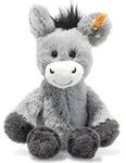 Steiff Kuscheltier Soft Cuddly Friends Esel Dinkie Graublau (20cm)